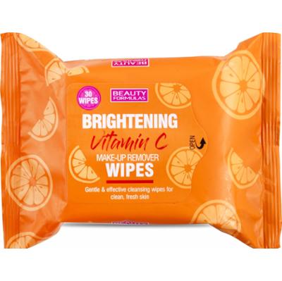 Beauty Formulas chusteczki do twarzy - oczyszczające z wit. C 30 szt.