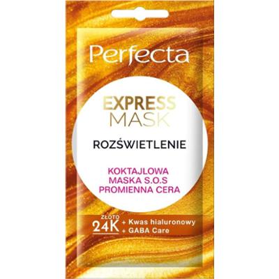 Perfecta maseczka do twarzy rozświetlająca koktajlowa Express Mask SOS 8 ml
