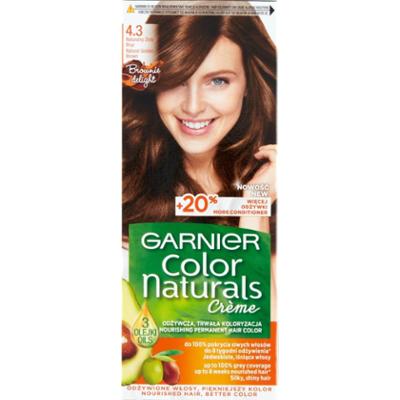Garnier Color Naturals Crème Farba do włosów naturalnie złoty brąz 4.3
