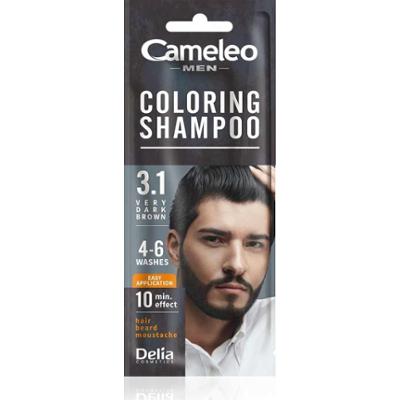 Cameleo Men męski szampon koloryzujący 3.1 bardzo ciemny brąz 15ml