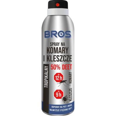 Bros spray na komary i kleszcze 50% Deet 90 ml