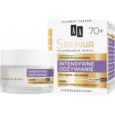 AA regenerujący krem na dzień i noc Technologia Wieku 5 Repair 70+ Intensywne Odżywianie 50 ml