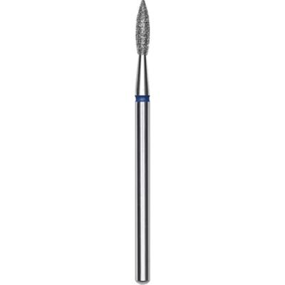 Staleks Frez diamentowy płomyk ostry niebieski Expert średnica 2,1 mm /8 mm 1 szt