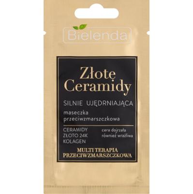 Bielenda Złote Ceramidy Silnie ujędrniająca maseczka przeciwzmarszczkowa 8 g