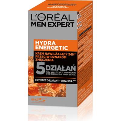 L'Oreal Paris Men Expert Hydra Energetic Krem nawilżający przeciw oznakom zmęczenia 50 ml