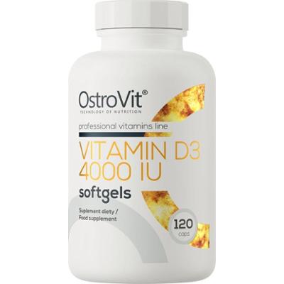 OstroVit Vitamin D3 4000 IU 120 kapsułek