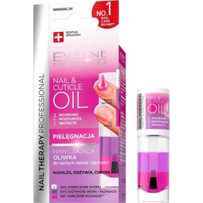Eveline nawilżająca oliwka do suchych skórek i paznokci Nail Therapy Professional 12 ml