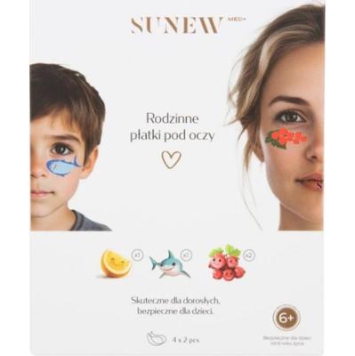 SunewMed+ Family Eye Patches Rodzinne Płatki pod Oczy 4 Szt