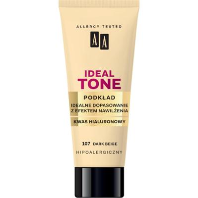 AA Make Up podkład nawilżający Ideal Tone 107 Dark Beige 30 ml