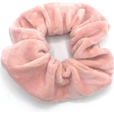 Cat&Cat welurowa gumka do włosów różowa 1 szt.