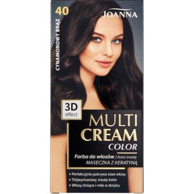 Joanna Multi Cream Color Farba do włosów cynamonowy brąz 40