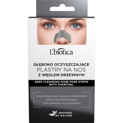 L'biotica oczyszczające plastry na nos z węglem drzewnym 3 pary