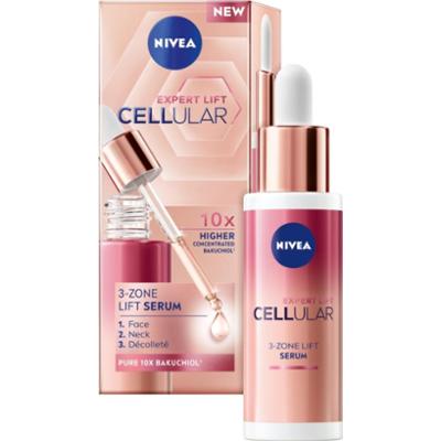 Nivea Cellular Expert Lift serum do twarzy liftingujące 3-strefowe 30 ml