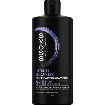 Syoss Blonde & Silver Purple szampon do włosów blond i siwych neutralizujący żółte tony 440 ml