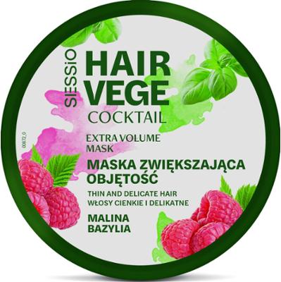 Sessio maska zwiększająca objętość - malina bazylia 250ML