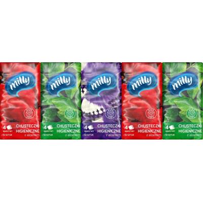Milly Aloes chusteczki higieniczne 10 x 10 sztuk