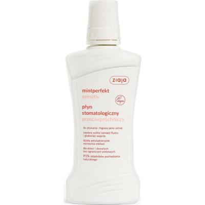 ZIAJA Mintperfekt Sensitiv płyn stomatologiczny przeciwpróchniczy 500 ml