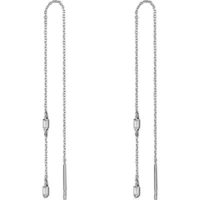 Glanzstücke München Kolczyki wiszące srebrne srebro wysokiej próby Cyrkonia żółte złoto 1 ct Damski