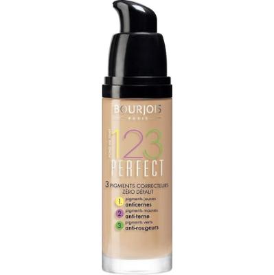 Bourjois Bourjois 123 Perfect długotrwały podkład kryjący nr 51 - Light Vanilla Podkłady 30 ml 53 - LIGHT BEIGE