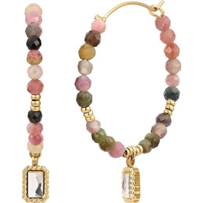 EASTSIDE Kolczyki Stal nierdzewna Żółte złoto 1 ct Damski