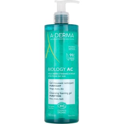 A-DERMA Biology Żele do mycia twarzy 400 ml