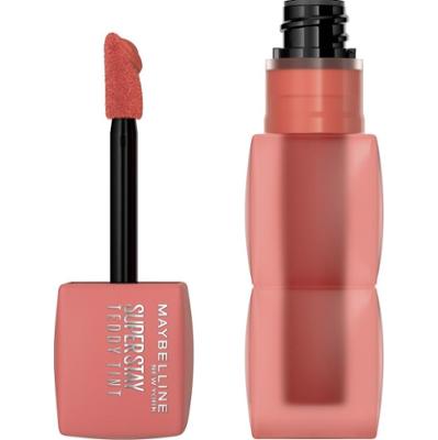 Maybelline Maybelline New York, Super Stay Teddy Tint 25 Baby Tee, płynna szminka, 5ml Szminki 15 - SKINNYDIP