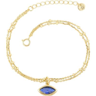 Glanzstücke München Bransoletka Wszechwidzace oko z Srebro wysokiej próby w Żółte złoto Bransoletki 1 ct Damski