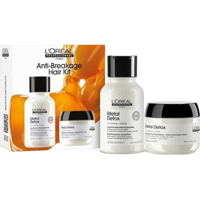 L´Oréal Professionnel Paris Metal Detox Zestaw profesjonalnych produktów zapobiegających łamliwości włosów. Zestawy do pielęgnacji włosów 1 ct Damski