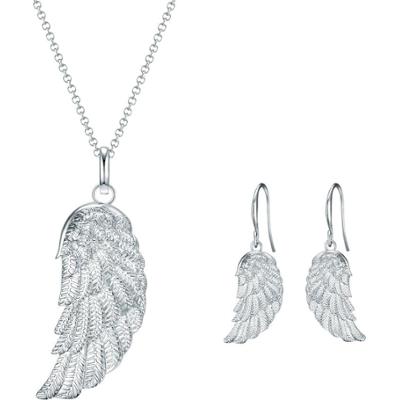 Rafaela Donata Komplet biżuterii biżuteryjnej Anielskie skrzydła Mosiądz różowe złoto Zestawy 1 ct Damski