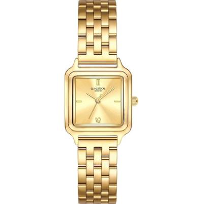 Glanzstücke München Zegarek na reke ze stali nierdzewnej w kolorze zlotym Zegarki damskie 1 ct Damski
