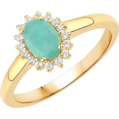 Rafaela Donata Pierścionek Srebro wysokiej próby Żółte złoto Pierścionki 1 ct Damski