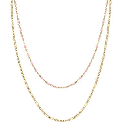 EASTSIDE Łańcuszek Stal nierdzewna Żółte złoto Naszyjniki 1 ct Damski