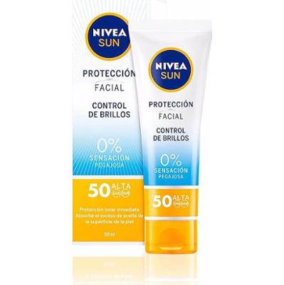 NIVEA SUN TWARZY Kontrola połysku SPF50 Ochrona przeciwsłoneczna 50 ml