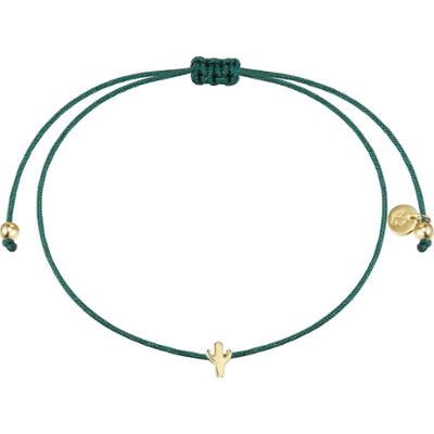 Glanzstücke München Srebrna bransoleta Kaktus srebro wysokiej próby żółte złoto Bransoletki 1 ct Damski