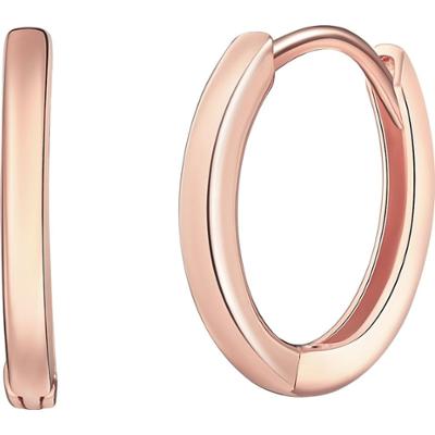 Rafaela Donata Srebrne kolczyki kreole srebro wysokiej próby srebrny Kolczyki 1 ct Damski