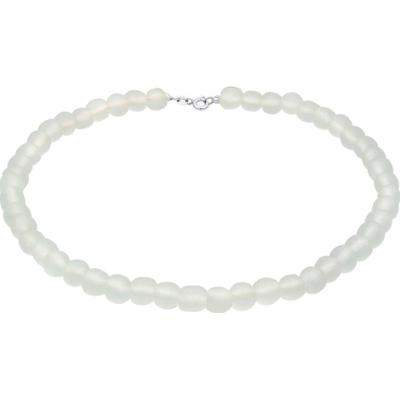 Elli Damski Trend Basic ze szklanymi koralikami w srebrze próby 925 Sterling Silver Naszyjniki 1 ct