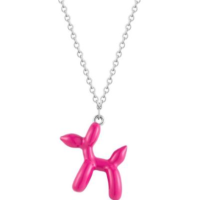 Glanzstücke München Łańcuszek Balonowy pies z Srebro wysokiej próby w Srebrny Naszyjniki 1 ct Damski