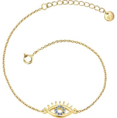 Glanzstücke München Bransoletka Wszechwidzace oko z Srebro wysokiej próby w Żółte złoto Bransoletki 1 ct Damski