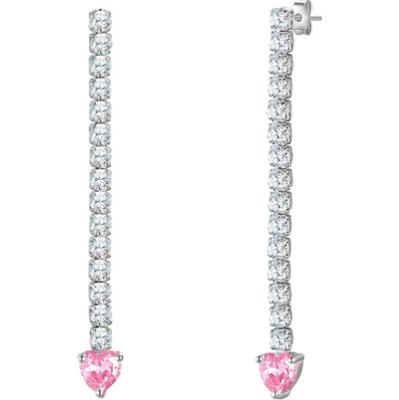 Glanzstücke München Kolczyki Serce z Srebro wysokiej próby w Srebrny 1 ct Damski