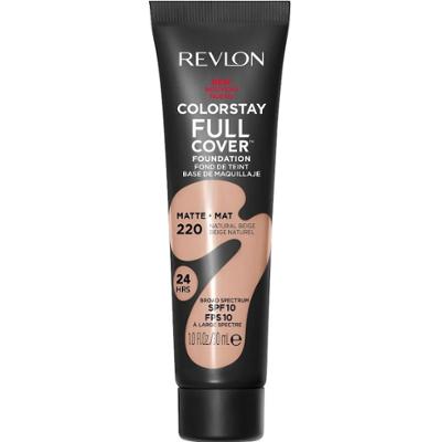 Revlon ColorStay™ Revlon ColorStay Full Cover Long Lasting Matte Foundation, lekki, odporny na ciepło i pot makijaż twarzy, 390 Early Tan Podkłady 31,