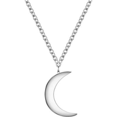 Glanzstücke München Łańcuszek Księżyc z Srebro wysokiej próby w Srebrny Naszyjniki 1 ct Damski