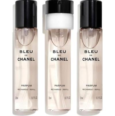 CHANEL BLEU DE CHANEL FLAKON TWIST AND SPRAY Z ZESTAWEM WYMIENNYCH WKŁADÓW – PERFUMY 60 ml Męskie