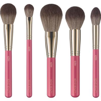 Boho Beauty ROSE TOUCH 5PC. FACE BRUSH SET Zestawy pędzli do makijażu 1 ct