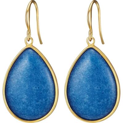 Lulu & Jane Mosiadz KamieŃ naturalny Kolczyki 1 ct Damski