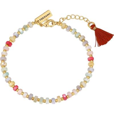 Yokoamii Bransoletka Sztuczna perła Wielokolorowy Bransoletki 1 ct Damski