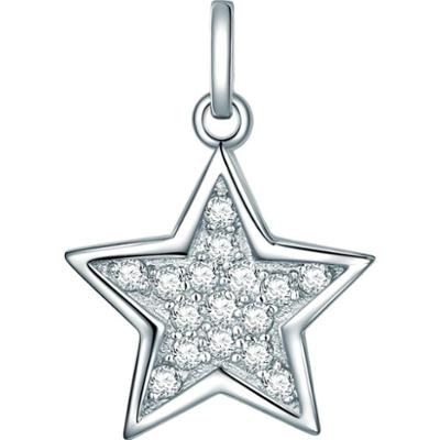 Rafaela Donata Srebrny wisiorek Gwiazda srebro wysokiej próby Cyrkonia srebrny Wisiorki 1 ct Damski