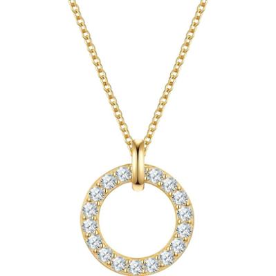 Rafaela Donata Łańcuszek z Srebro wysokiej próby w Żółte złoto Naszyjniki 1 ct Damski