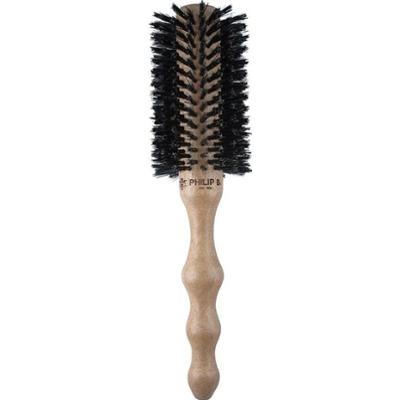 Philip B. Round Hairbrush, Polish Mahogany Handle Okragłe szczotki do włosów 1 ct Męskie