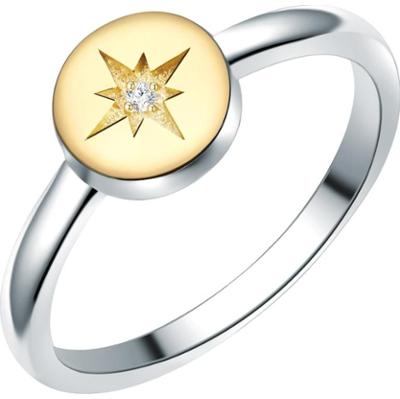 Lulu & Jane Srebro wysokiej pr óby Brylant Pierścionki 1 ct Damski