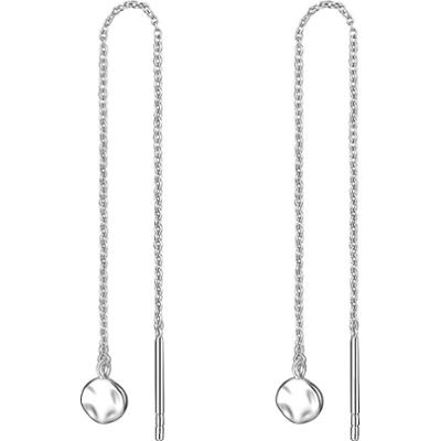 Glanzstücke München Kolczyki wiszące srebrne srebro wysokiej próby różowe złoto 1 ct Damski